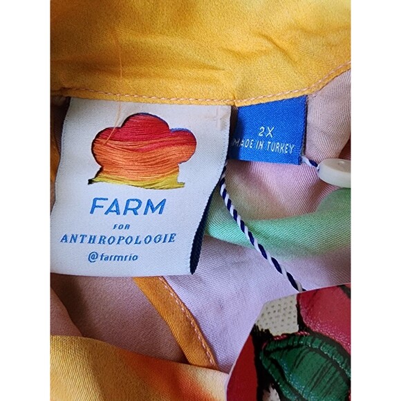 Anthropologie Farm Rio Halter Dress Abstract NWT Size 2X MSRP $230.00 - Picture 9 of 14